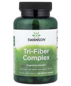 Swanson Tri-Fibre Complex, 100 Vegan Capsules