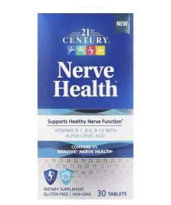 21st Century Nerve Health, 30 Tablets