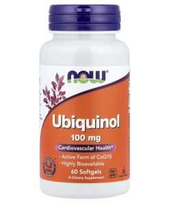 NOW Foods Ubiquinol, 100 mg, 60 Softgels