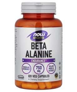 NOW Foods Sports, Beta-Alanine, Endurance, 120 Veg Capsules (750 mg per Capsule
