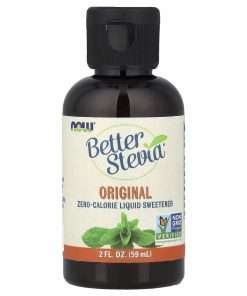 NOW Foods Better Stevia®, Zero-Calorie Liquid Sweetener, Original, 59 ml (2 fl oz)
