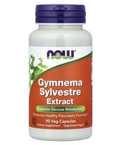 NOW Foods Gymnema Sylvestre Extract, 90 Veg Capsules (400 mg per Capsule)