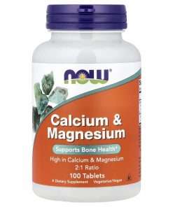 NOW Foods Calcium & Magnesium, 100 Tablets