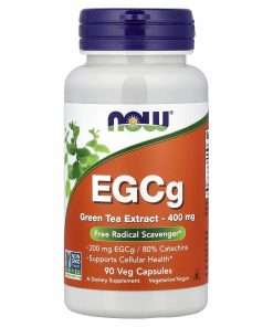 NOW Foods EGCg, Green Tea Extract, 400 mg, 90 Veg Capsules