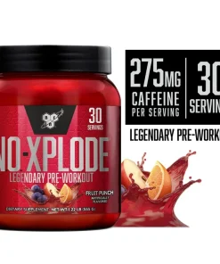 BSN, NO Xplode, Legendary Pre-Workout, Fruit Punch, lbs (555 g) 30 servings