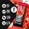 Warrior RAW Protein Bars 12 x 75g – 20g High Protein Bar, Low Sugar High Fibre Oat Protein Flapjack – Protein Snacks, Meal Replacement Bars (Strawberry Cheesecake) - Image 3