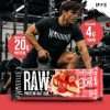 Warrior RAW Protein Bars 12 x 75g – 20g High Protein Bar, Low Sugar High Fibre Oat Protein Flapjack – Protein Snacks, Meal Replacement Bars (Strawberry Cheesecake) - Image 4