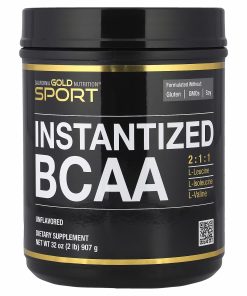 Instantized BCAA Powder with L-Leucine, L-Isoleucine, and L-Valine, Unflavored, 2 lb (907 g)