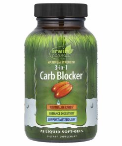 3-In-1 Carb Blocker®, Maximum Strength, 75 Liquid Soft-Gels