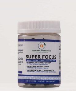 Oqata Wellness Super Focus Bacopa Gummies (30 Count) - Cognitive Support & Memory Boost