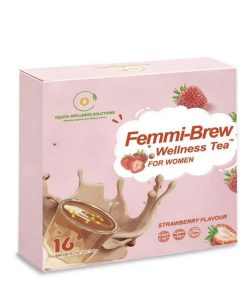 Oqata Wellness Solutions Femmi-Brew Wellness Tea For Women (16 Sachets / 200g) - Strawberry Flavoured Functional Tea