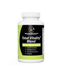 Oqata Wellness Total Vitality Blend (30 Capsules) - All-in-One Multivitamin, Adaptogens, Probiotics & CoQ10