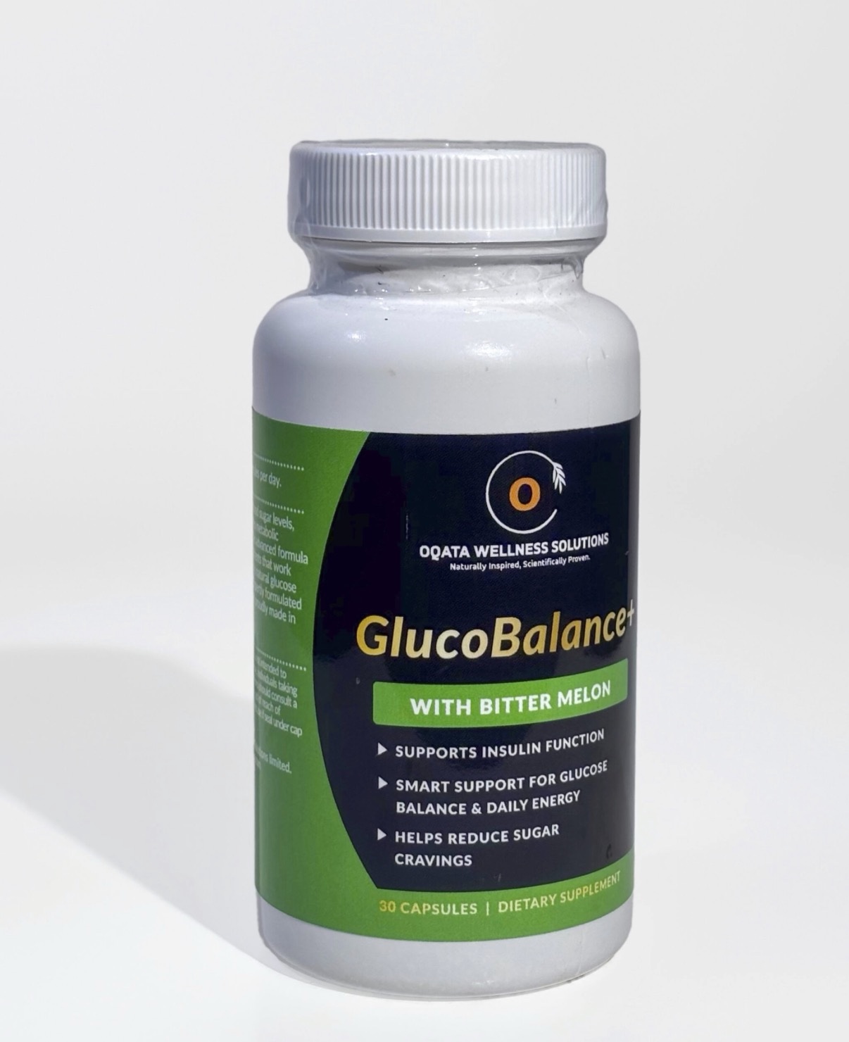 Oqata Wellness GlucoBalance+ with Bitter Melon (30 Capsules) - Glucose Balance & Insulin Support