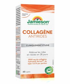 Jamieson Collagen Anti-Wrinkle Caplets 2500 mg (60 Count) - Verisol Type I & III Hydrolyzed Collagen