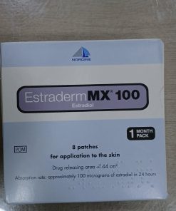Estraderm MX 100 Transdermal Estradiol Patches (8 Patches / 1 Month Pack) estrogen patches