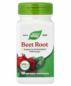 Nature's Way
Beetroot, 100 Vegan Capsules (0.5 g per Capsule)